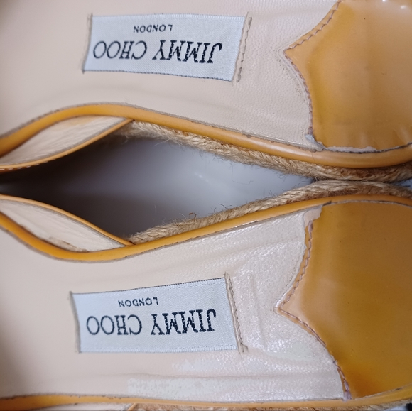 Authentic Jimmy Choo Wedge Sandals Mules Slide-ons - Picture 3 of 6